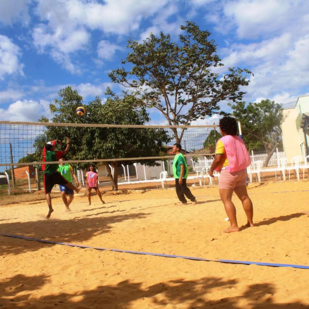 DESCONTRAÇÃO NO II TORNEIO AASJN DE VÔLEI DE AREIA