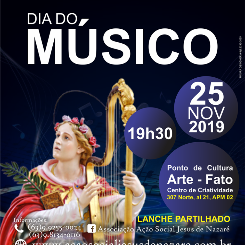 AASJN CELEBRAM O DIA DO MÚSICO NO PRÓXIMO DIA 25