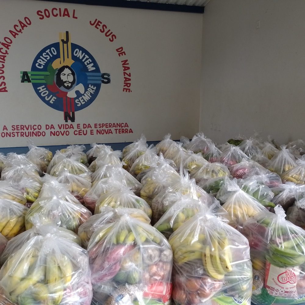 AASJN recebe kit alimentação e entrega à comunidade
