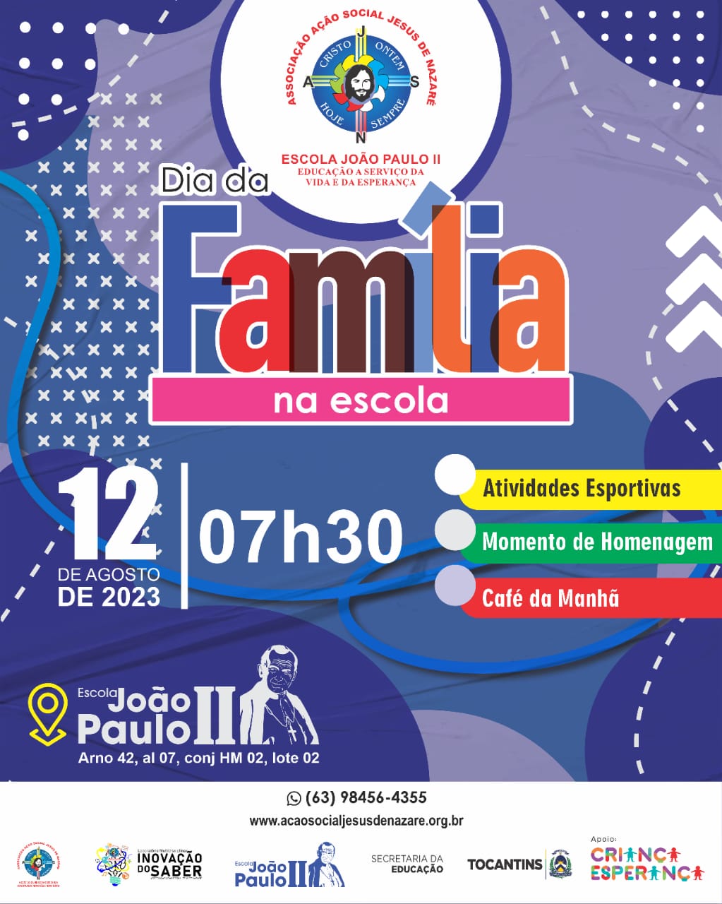 Poster (a relação escola e família )