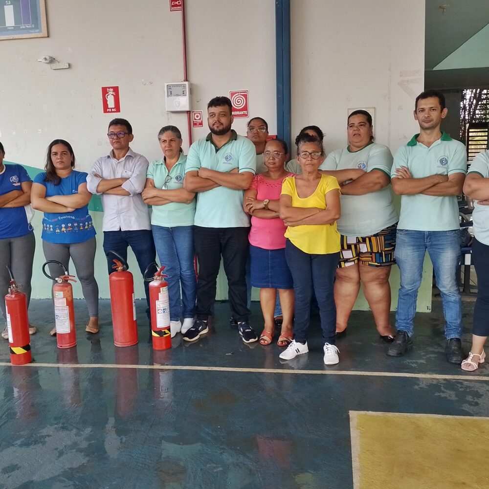 Curso de formação de Brigada de Incêndios para os colaboradores da AASJN