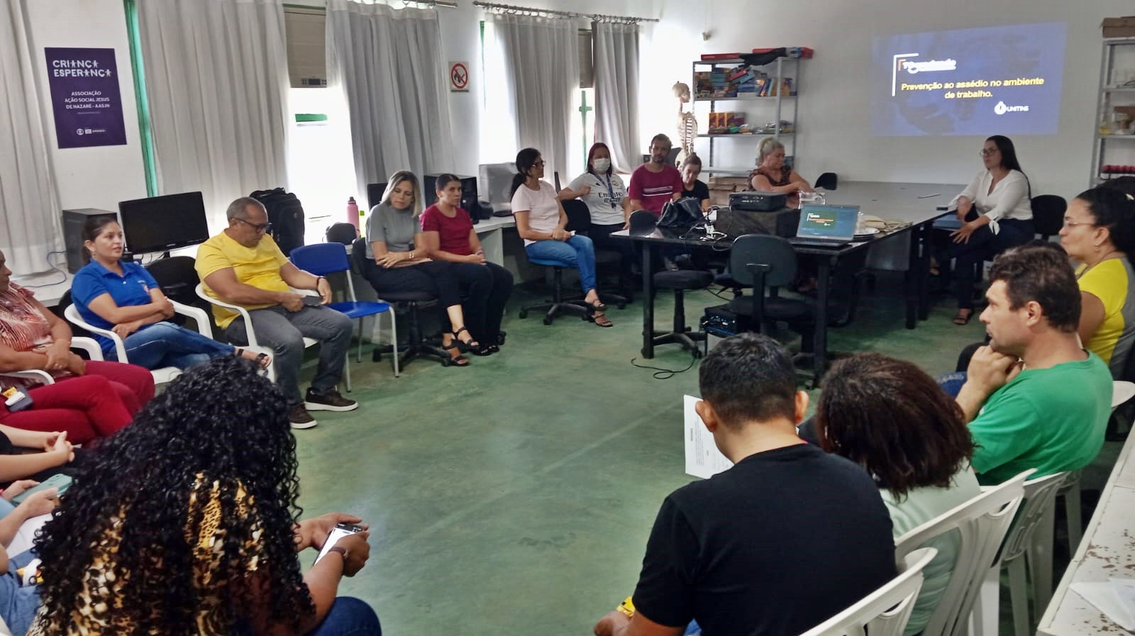 No momento, você está visualizando Acadêmicos de Gestão Pública promovem palestra sobre assédio no ambiente de trabalho