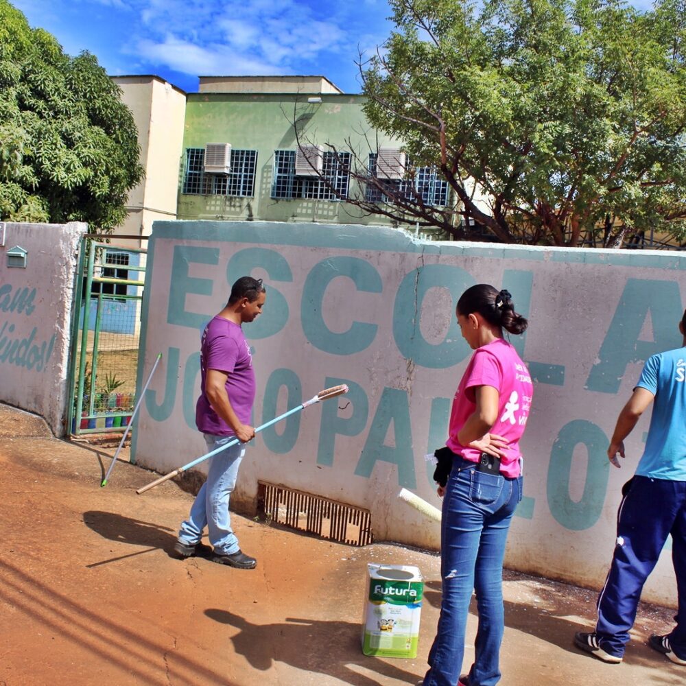 Fundação Telefônica Vivo realiza Dia dos Voluntários em Palmas, promovendo ações de apoio à educação