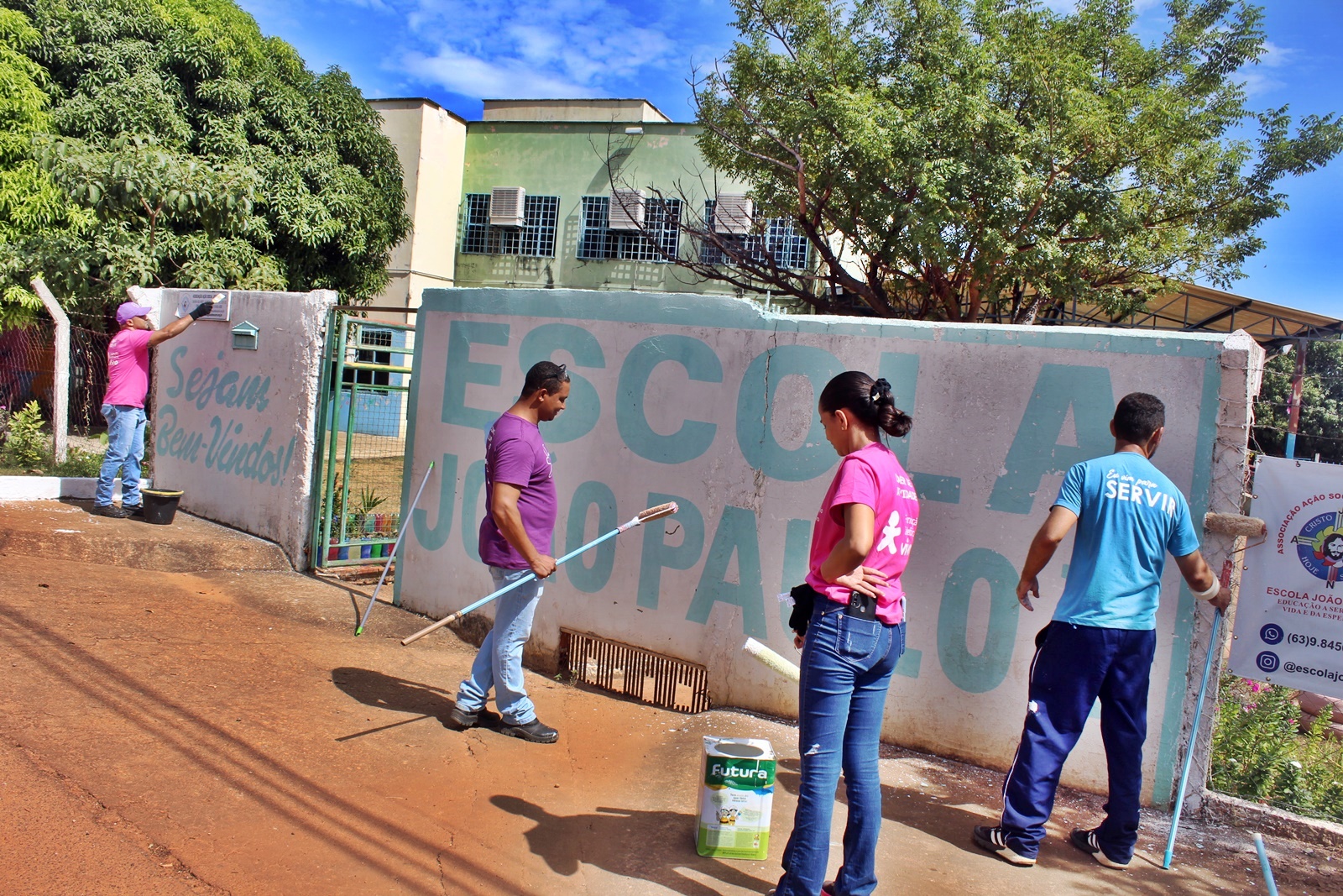 No momento, você está visualizando Fundação Telefônica Vivo realiza Dia dos Voluntários em Palmas, promovendo ações de apoio à educação