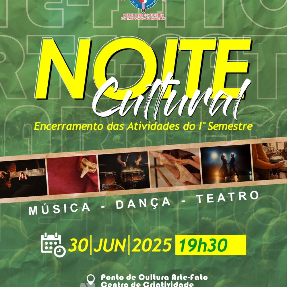 Noite Cultural encerra semestre com arte e  talento no Ponto de Cultura Arte-Fato