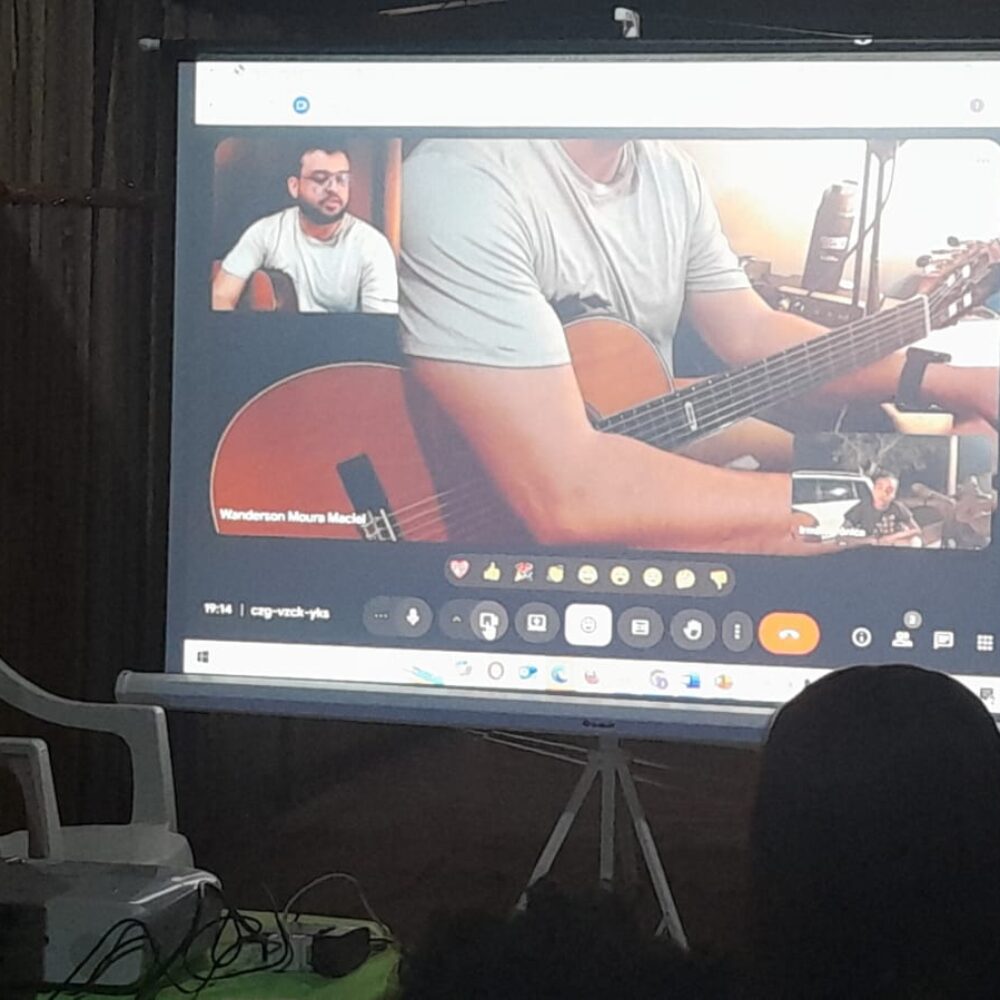   Projeto leva aulas de música síncronas para o Jalapão