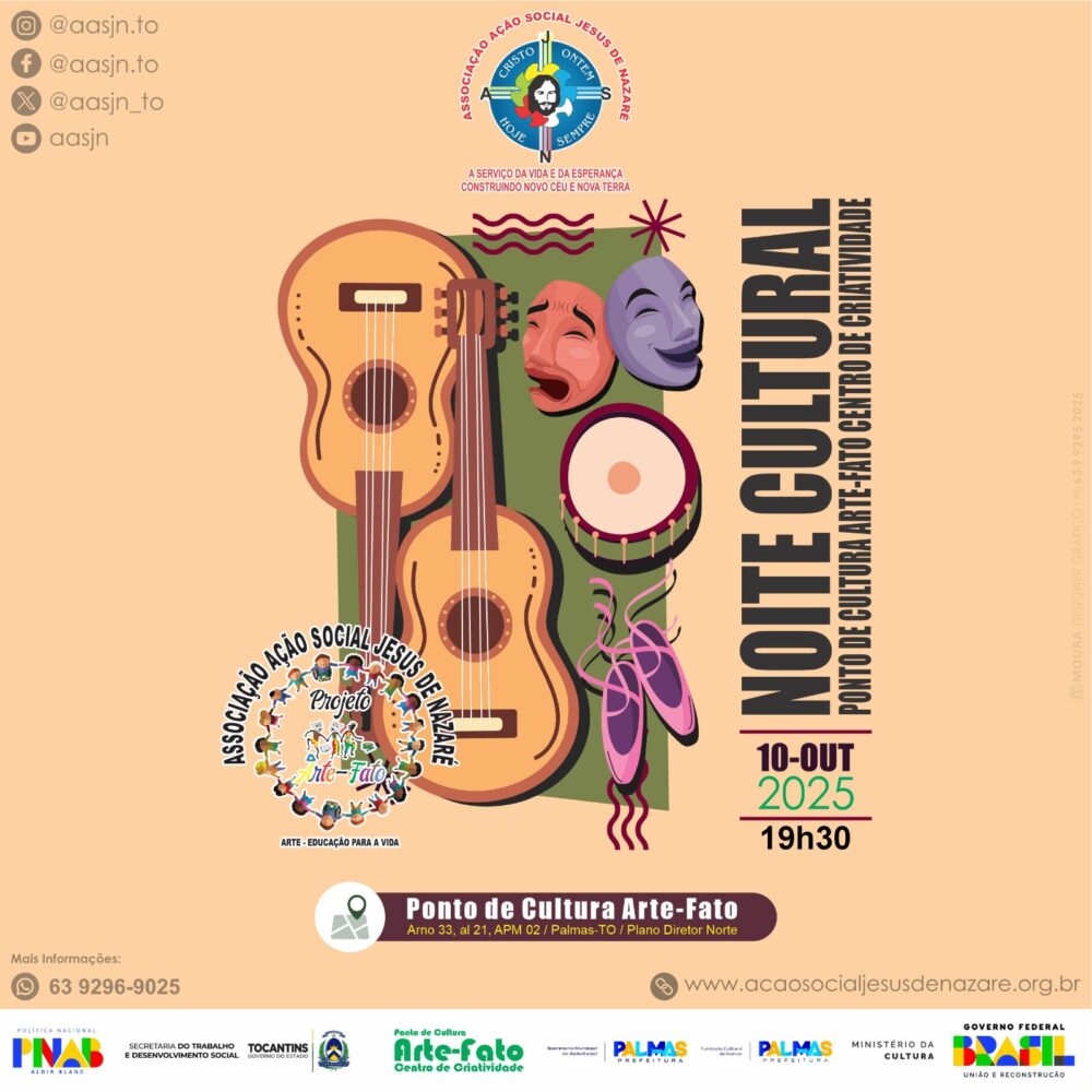 Ponto de Cultura Arte-Fato realiza Noite Cultural com apresentações de dança e teatro