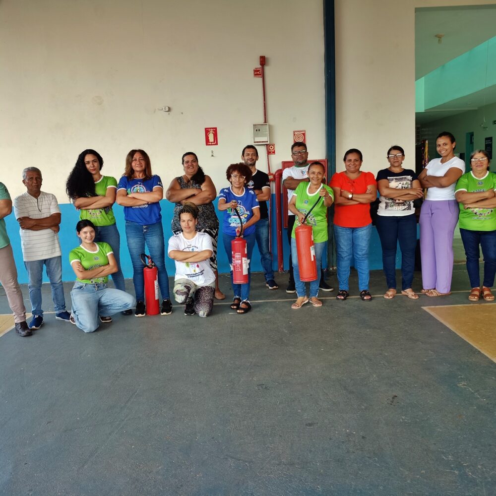 Capacitação da equipe de brigadistas civis de incêndio